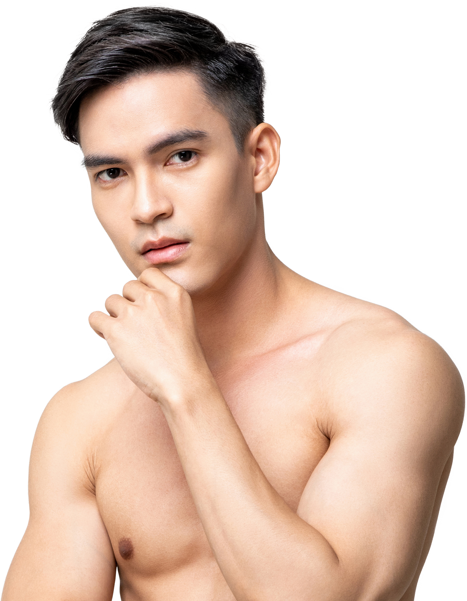 Men skin care beauty shot